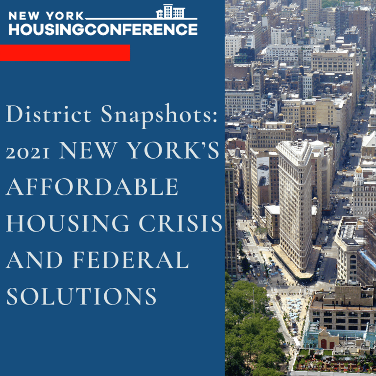District Snapshots 2021 NEW YORK’S AFFORDABLE HOUSING CRISIS AND FEDERAL SOLUTIONS - NYHC
